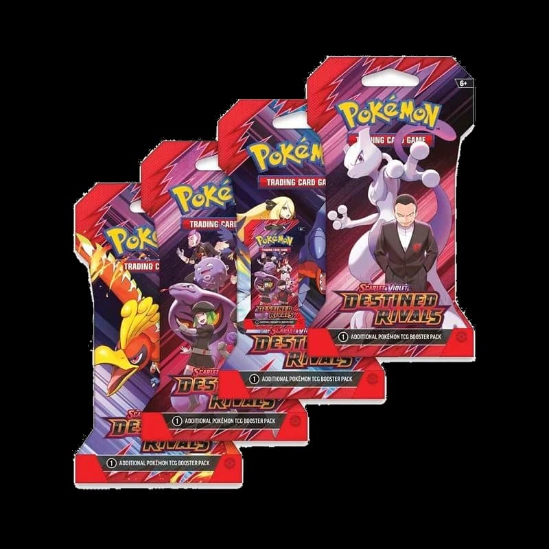 Destined Rivals Sleeved Booster Pack Art Bundle [Set of 4]
