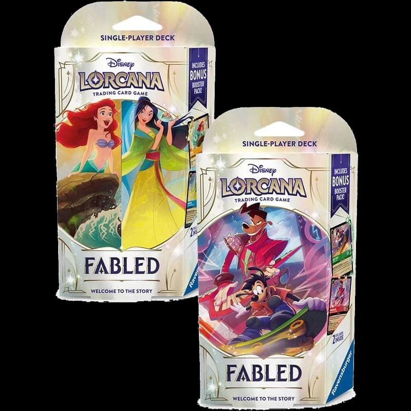 Disney Lorcana: Fabled Starter Deck [Set of 2]