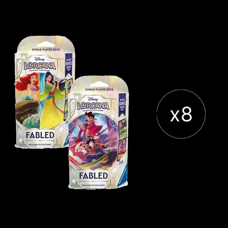 Disney Lorcana: Fabled Starter Deck Display