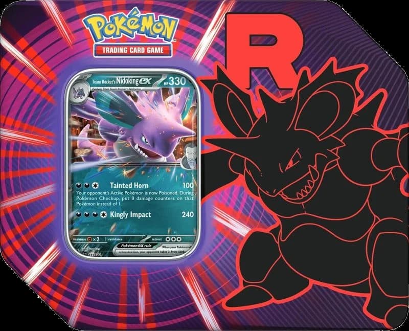 Team Rocket Tin [Team Rocket's Nidoking ex]