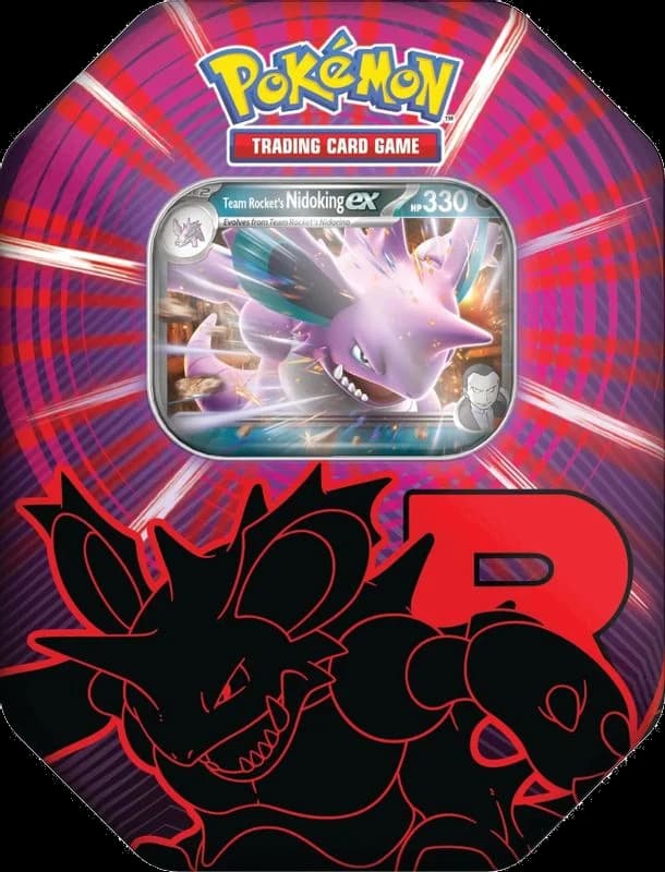 Team Rocket Tin [Team Rocket's Nidoking ex] (International Version)