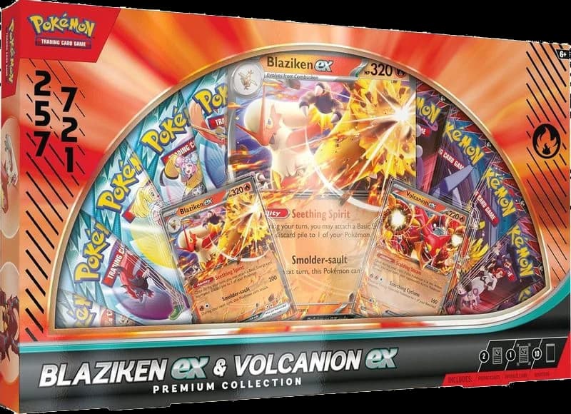 Blaziken ex & Volcanion ex Premium Collection