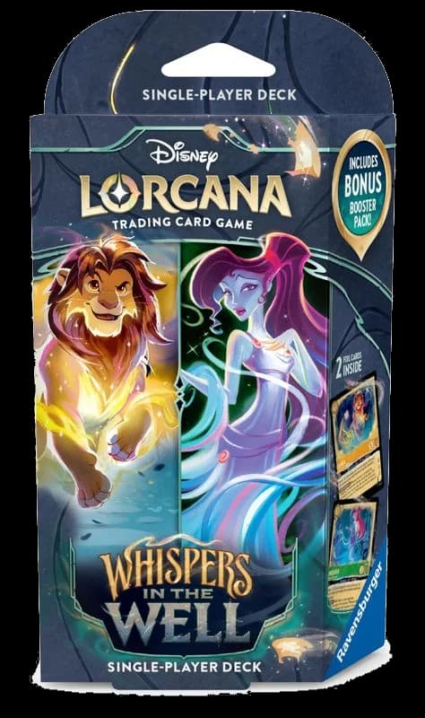 Disney Lorcana: Whispers in the Well Starter Deck (Amber & Emerald)