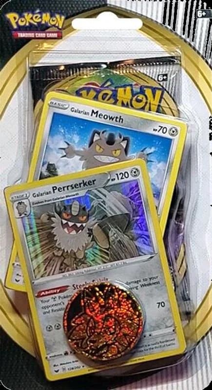 Sword & Shield Single Blister Pack [Galarian Meowth & Galarian Perrserker]