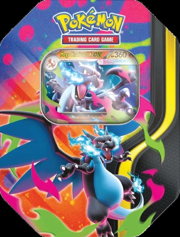 Mega Charizard Tin (Mega Charizard X)