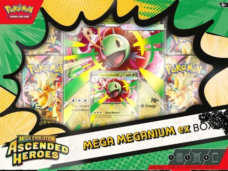 Ascended Heroes Mega Meganium ex Box