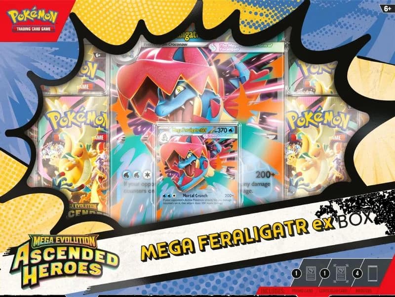 Ascended Heroes Mega Feraligatr ex Box