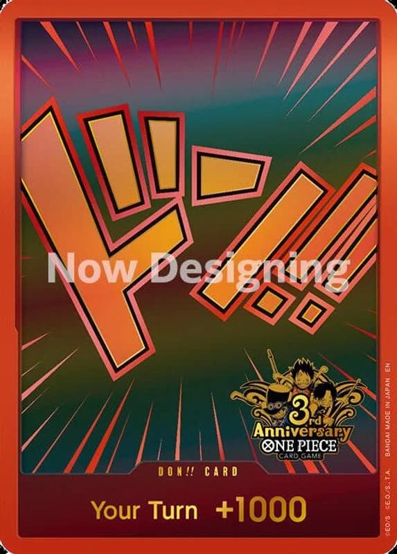 DON!! Card (Japanese Version 3rd Anniversary Set)