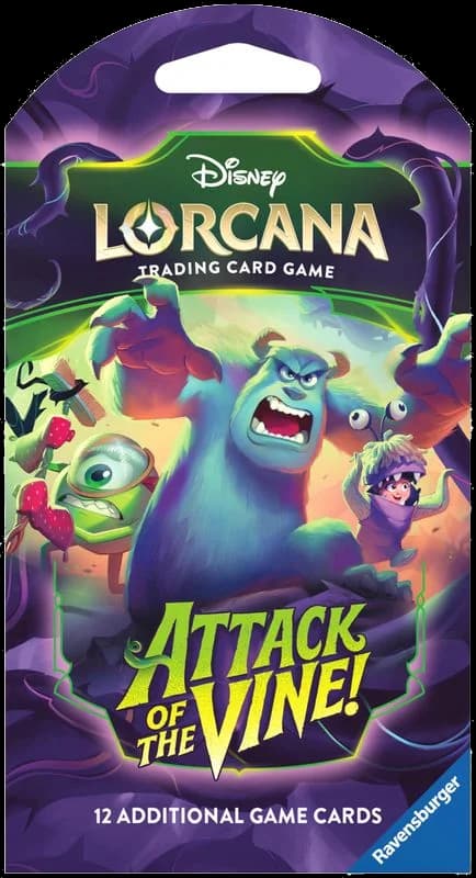 Disney Lorcana: Attack of the Vine! Sleeved Booster Pack