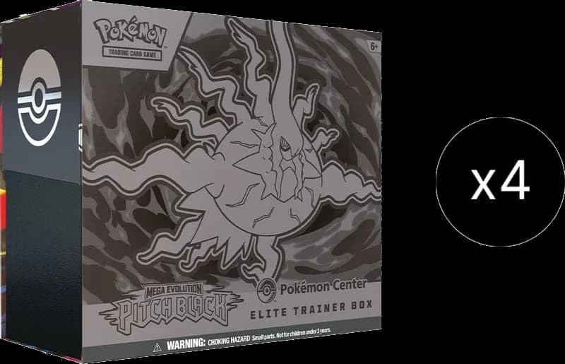 Pitch Black Pokemon Center Elite Trainer Box Case (Exclusive)