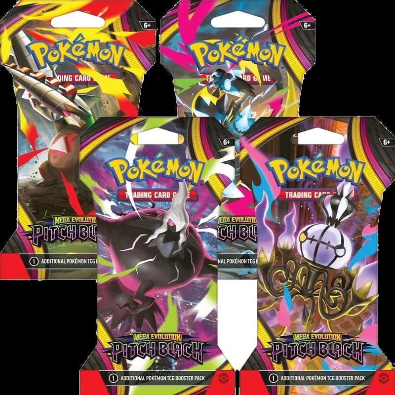 Pitch Black Sleeved Booster Pack Art Bundle [Set of 4]