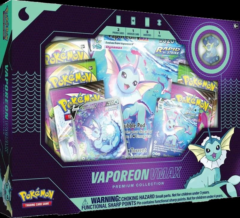Vaporeon VMAX Premium Collection (EU Exclusive)