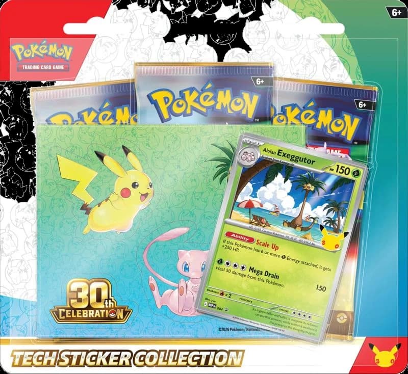 30th Celebration Tech Sticker Collection [Alolan Exeggutor]