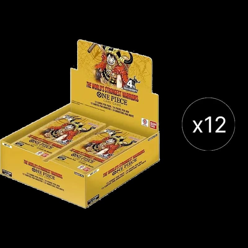 The World's Strongest Warriors Booster Box Case