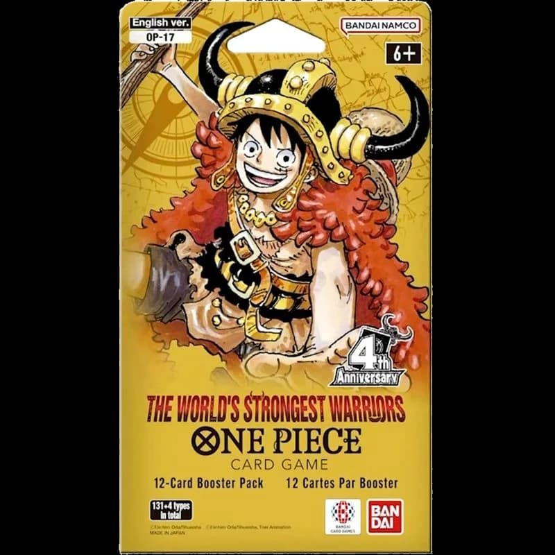 The World's Strongest Warriors Sleeved Booster Pack