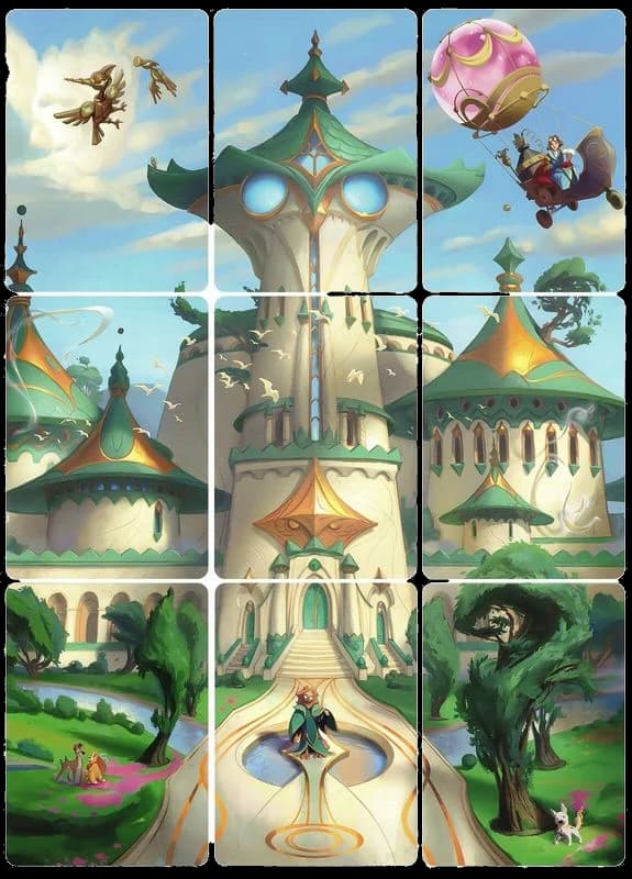Archazia's Island Puzzle Insert (Set of 9) (Version 1 of 2)