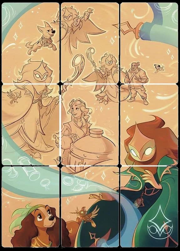 Archazia's Island Puzzle Insert (Set of 9) (Version 2 of 2)