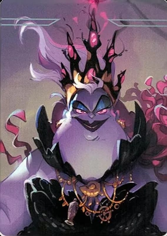 Ursula - Sea Witch Queen Puzzle Insert (Top Middle)