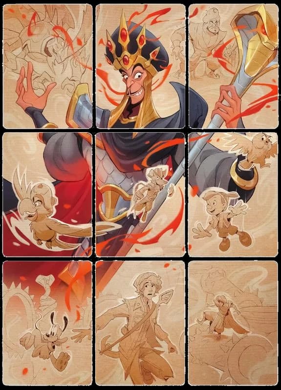 Reign of Jafar Puzzle Insert (Set of 9) (Version 2 of 2)