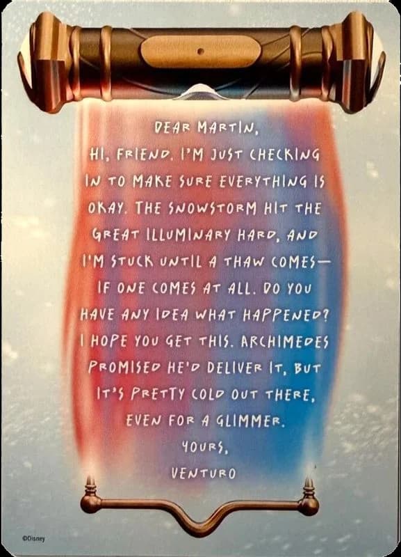 Winterspell Lore Card (1 of 9)