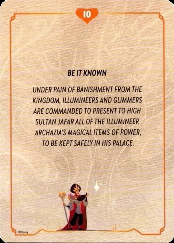 Reign of Jafar Lore Card (10 of 19)
