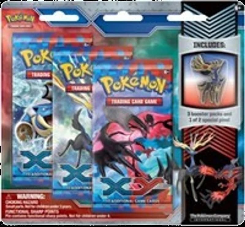 XY Collector Pin 3 Pack Blisters [Xerneas]