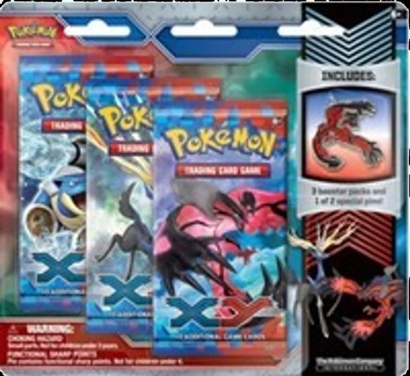 XY Collector Pin 3 Pack Blisters [Yveltal]