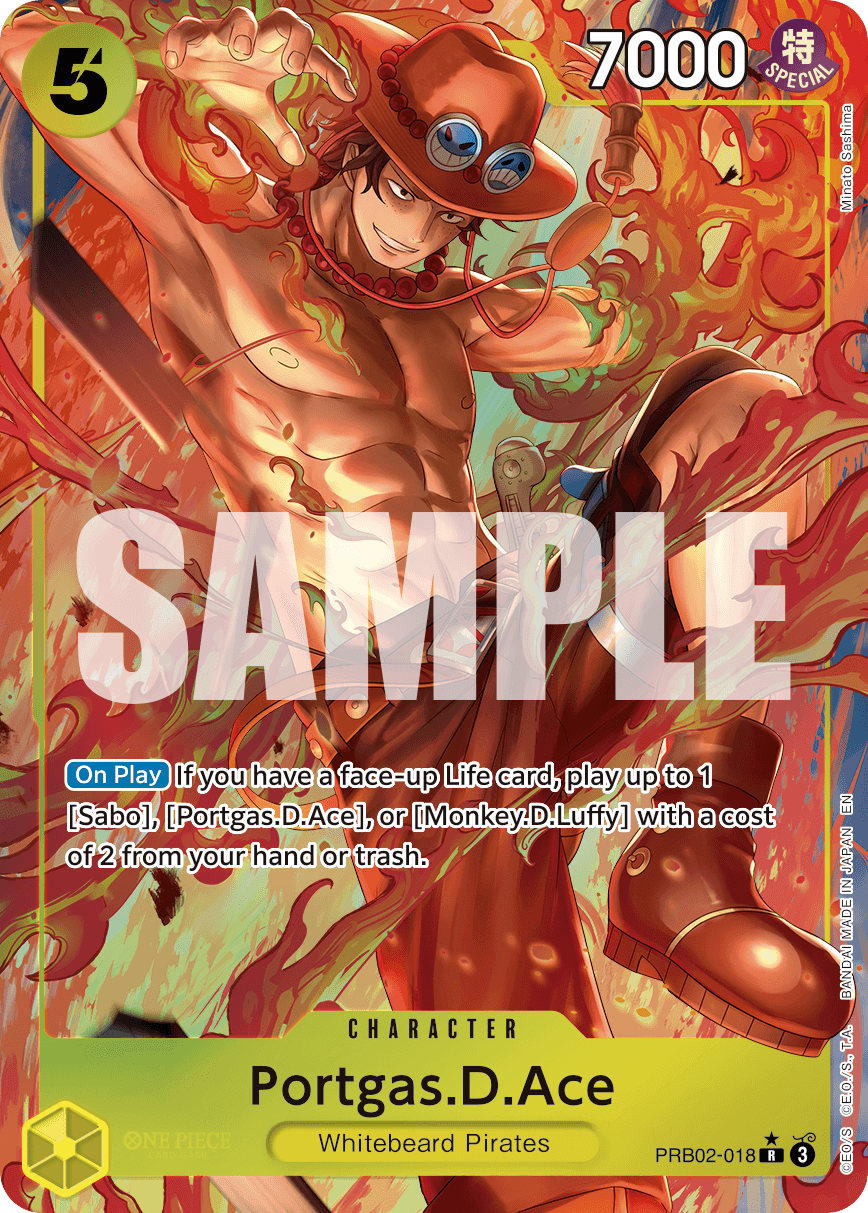 Portgas.D.Ace - PRB02-018 (Alternate Art)
