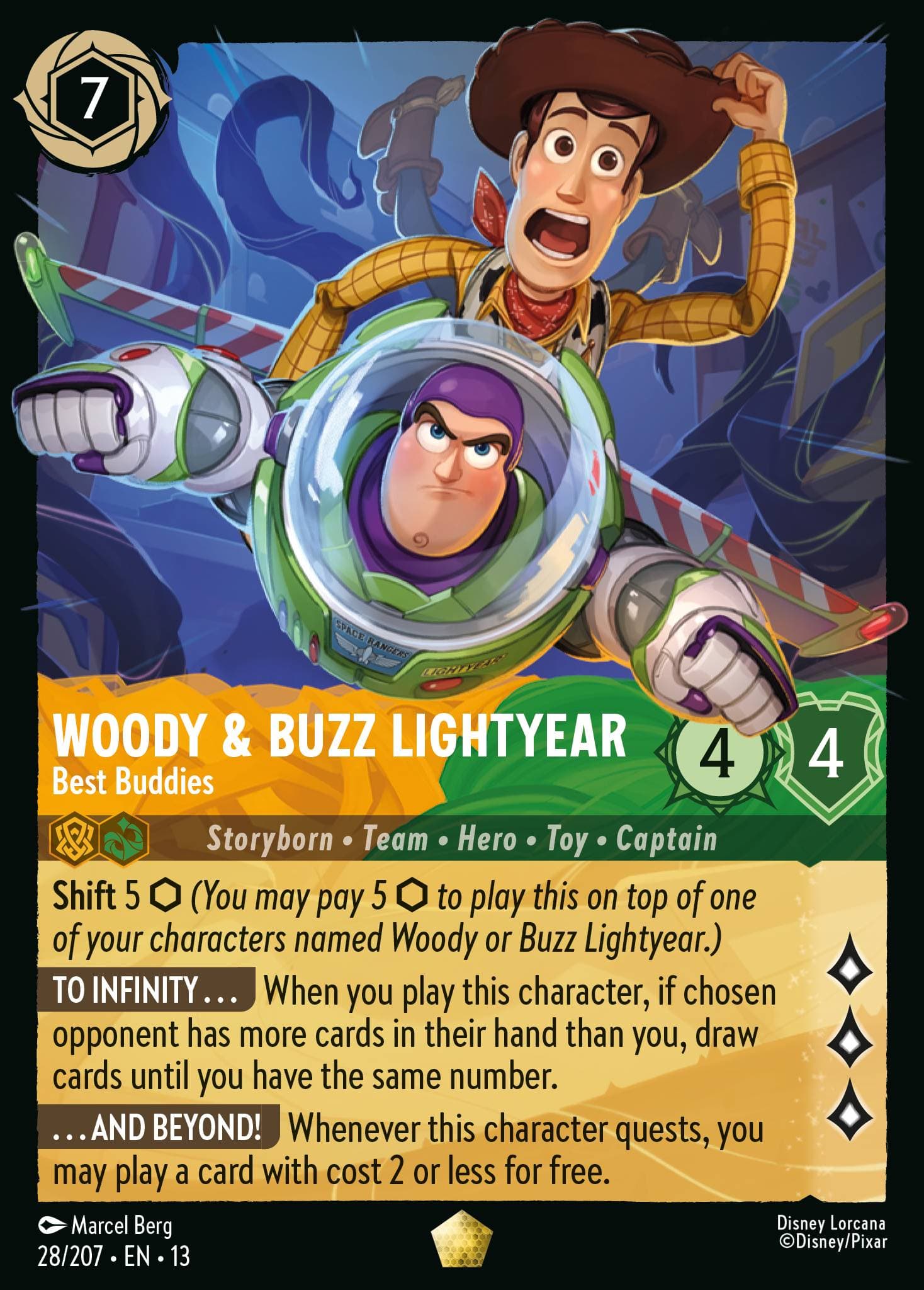 Woody e Buzz Lightyear - Migliori Amici