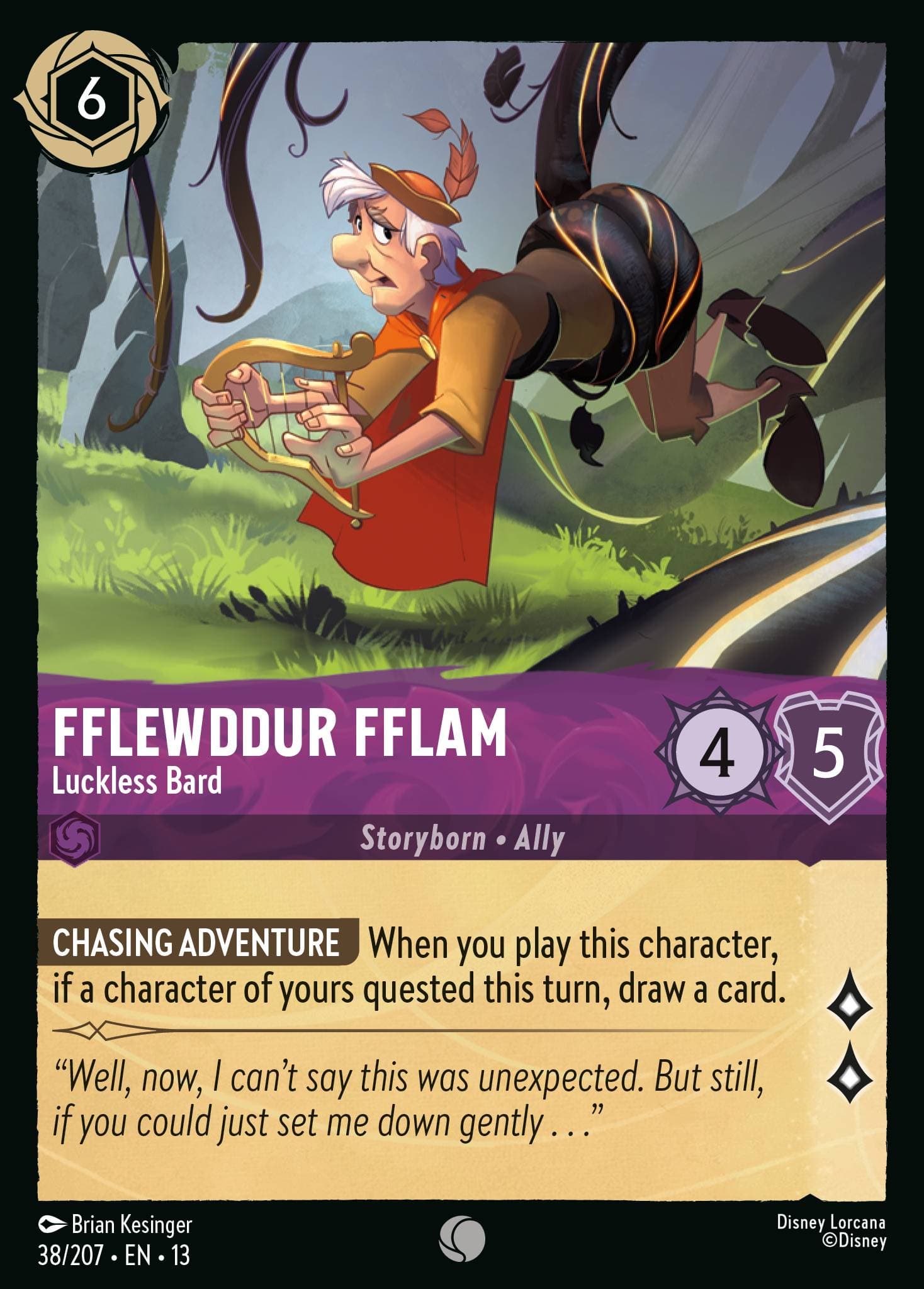 Fflewddur Fflam - Luckless Bard