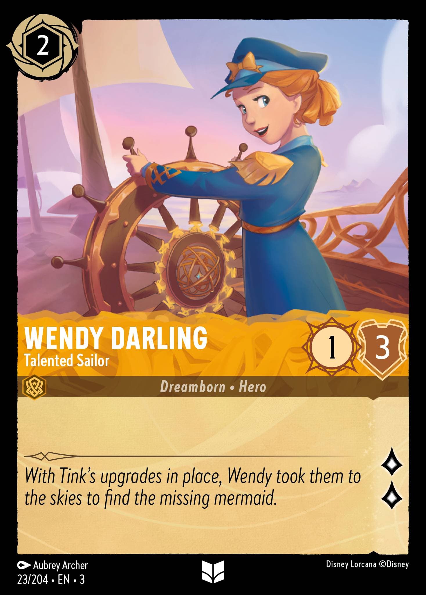Wendy Darling - Talentierte Seglerin