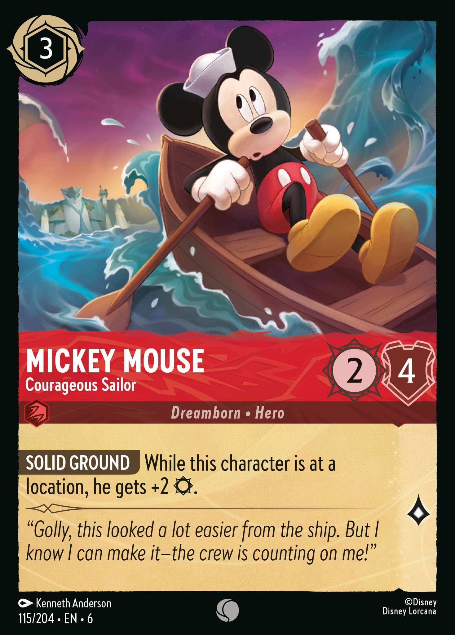 Mickey Mouse - Marin courageux