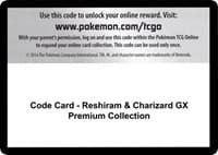 Code Card - Reshiram & Charizard GX Premium Collection