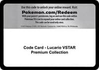 Code Card - Lucario VSTAR Premium Collection
