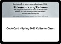 Code Card - Spring 2022 Collector Chest
