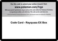 Code Card - Rayquaza EX Box