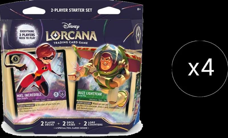 Disney Lorcana: Wilds Unknown 2-Player Starter Set Display